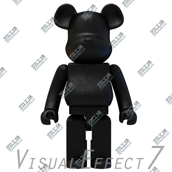 3D打印 皮革版 积木熊 Bear Brick