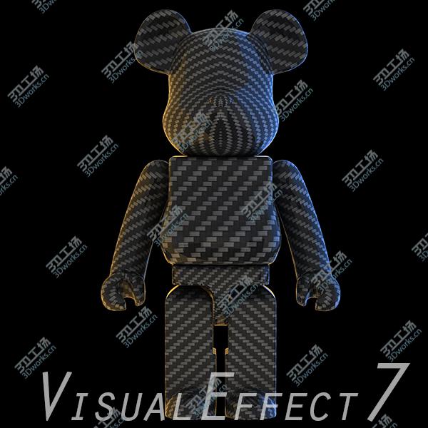 3D打印 竹编 积木熊 Bear Brick