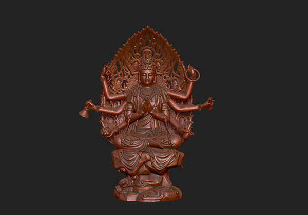千手观音高清三维模型