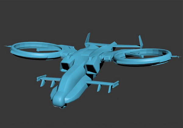 阿凡达战机3D打印模型